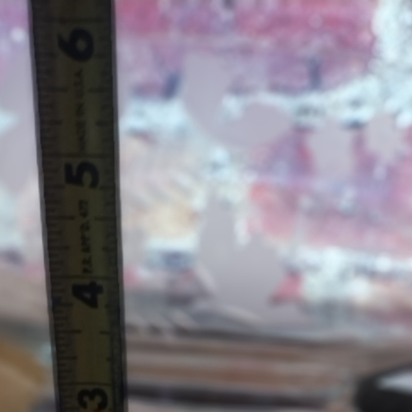 Gift? Clear etched large bowl 8.5 by 6 in - Picture 5 of 5